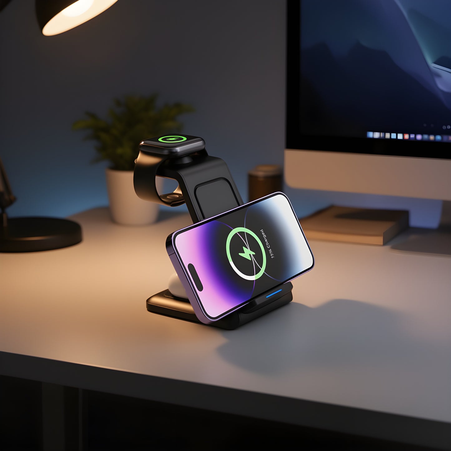 3-in-1 Fast Wireless Charging Dock