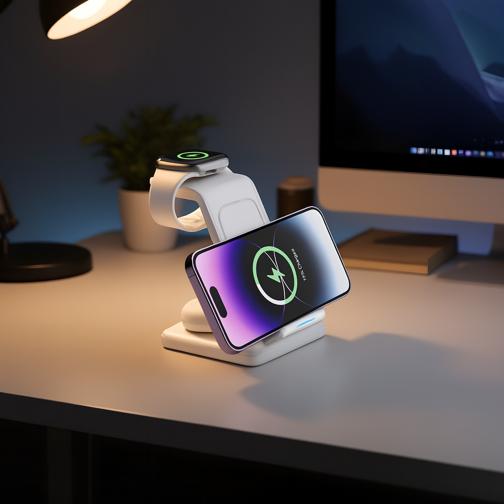 3-in-1 Fast Wireless Charging Dock